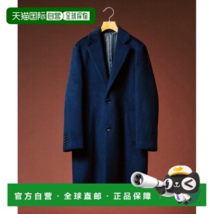 1h可退 日本直邮417 EDIFICE 男装 混纺切斯特大衣 简约百搭 2502