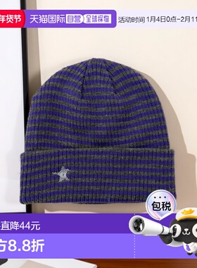 1h可退 日本直邮WEGO女士宽松刺绣星星条纹针织帽 MO25AW12SG0027