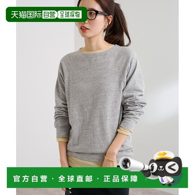 1h可退 日本直邮FRAMeWORK 女士软感舒适宽松袖口圆领长袖上衣 25