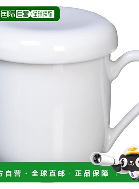 【日本直邮】Celec“Tea Mate”马克杯（带茶滤）冷白色 3800015