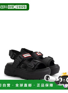 1h可退 日本直邮HUNTER 男女同款城市系列皮革扣带凉鞋  UFD3109L