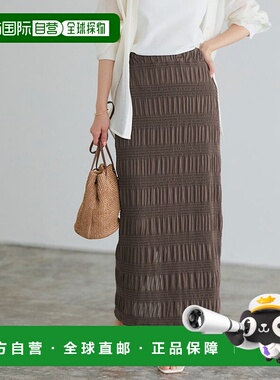 日本直邮marvelous by Pierrot 抽褶I字裙 [P03531EW05626]半身裙