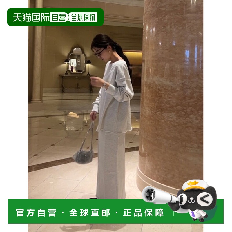 1h可退 日本直邮fifth 女装 V领显瘦长款针织连衣裙 ES25F0312