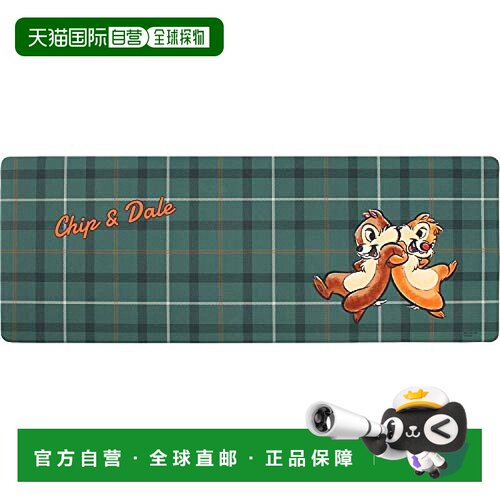 【日本直邮】Oka 迪士尼厨房垫45x120cm ChipDale绿PVC4548622744