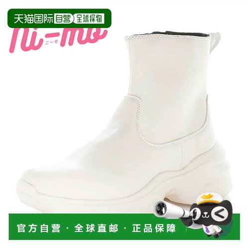 日本直邮Moon star ni-mo NM J141 青少年女童靴厚底设计侧拉链抗