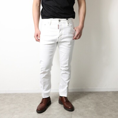 日本直邮Dsquared2 Cool Guy 男士修身锥形弹力五口袋牛仔裤 S74L
