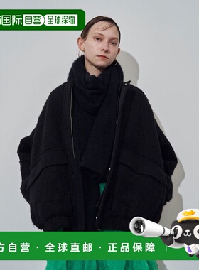 1h可退 日本直邮ELENDEEK 女士狐狸毛混羊毛大尺寸围巾 温暖舒适
