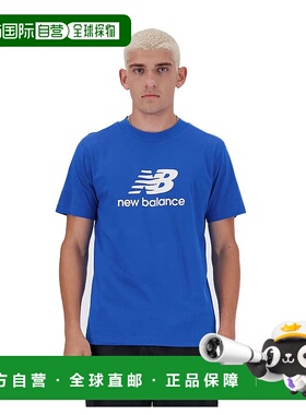 日本直邮 New Balance Sta stacked Logo男士短袖运动休闲T恤 MT4