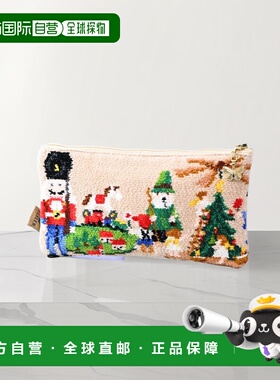 日本直邮FEILER 袋 化妆品袋 Erzgebirge Kuroneko Yu-Packet 兼