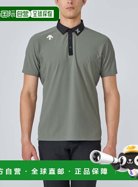 日本直邮Descente 高尔夫 Thunder Schaefer 半袖衬衫 [g-arc col