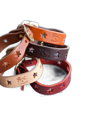 日本直邮 [5422300297]IL BISONTE 星形皮革手镯/手链