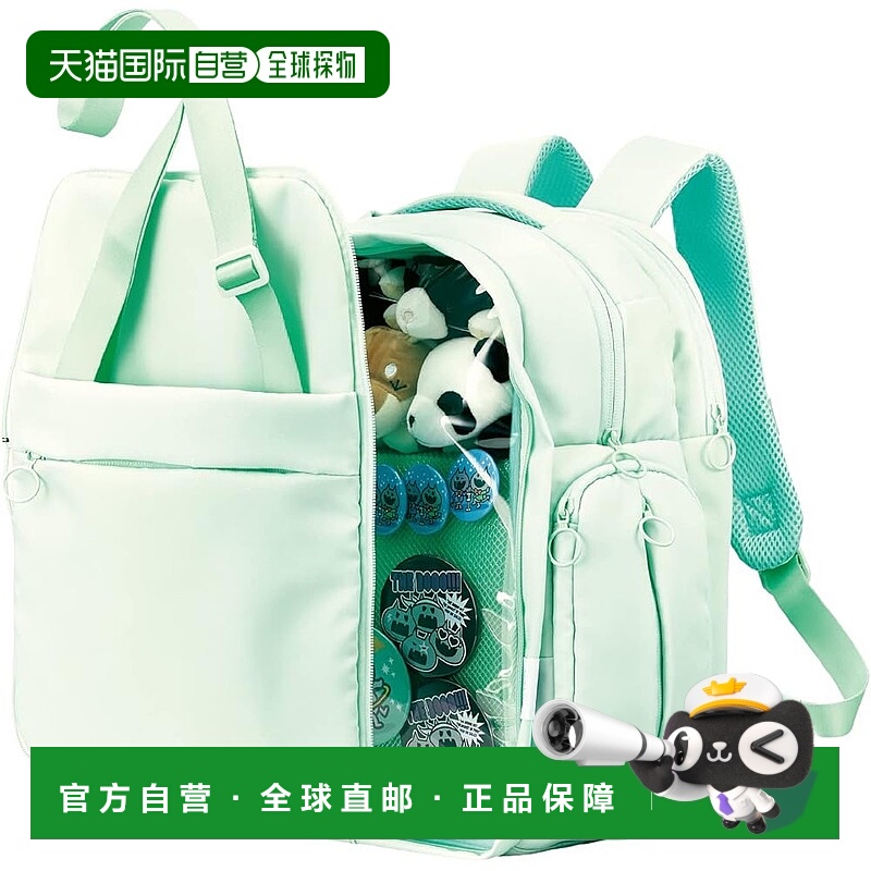 【日本直邮】宜丽客 痛背包 M号 前置件可拆 推し活包 绿 BM-OGBP