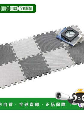 【日本直邮】CB JAPAN 接缝垫 深灰色 x 灰色 厚12mm 30 x 30cm 8