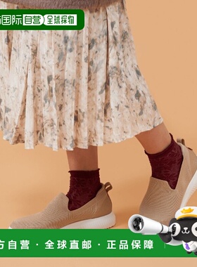 1h可退 日本直邮ABC SELECT 女士 纤维针织套穿休闲鞋 米色 60620