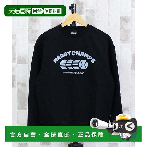 日本直邮CHAMPS SWEATSHIRT 卫衣 黑色 男女同款