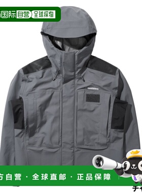 日本直邮Shimano 涉水雨衣 03 XL 炭灰色 RA-065Y