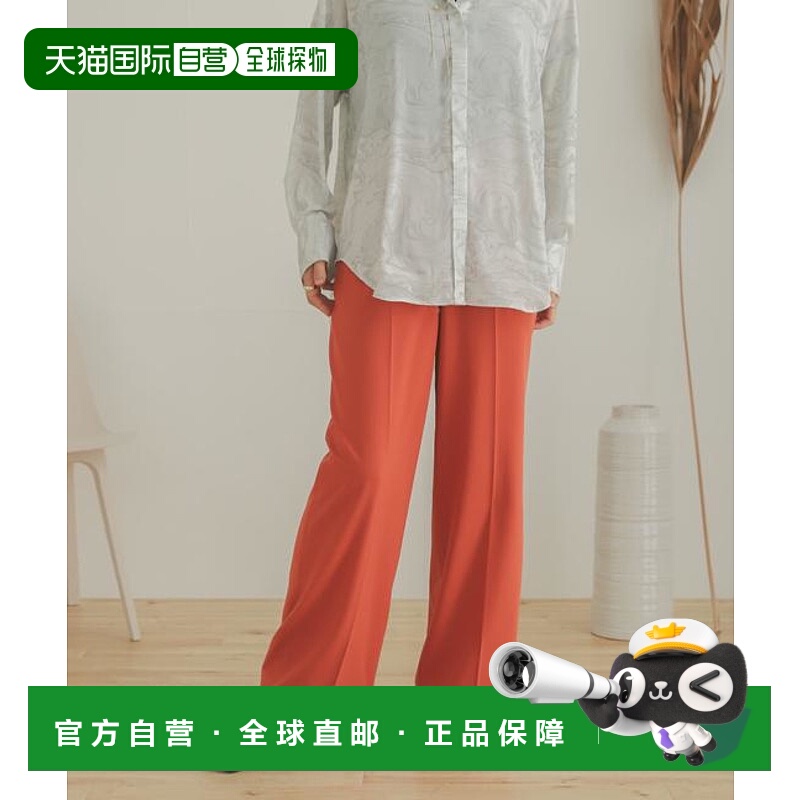 1h可退 日本直邮官方授权 SENSE OF PLACE 乔其纱宽腿裤阔腿裤