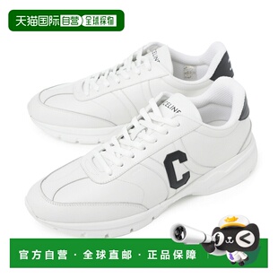 日本直邮Celine CR-02 低帮系带运动鞋 30 白色 男士35948 3338c