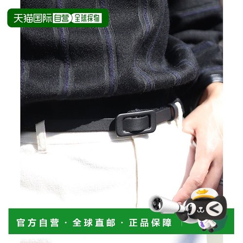 日本直邮florge 无级调节细款同素材方形扣腰带 FL8218EW04241 腰