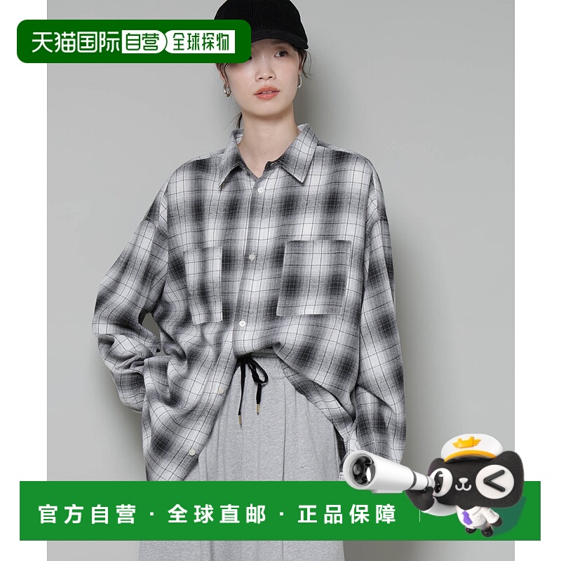 1h可退 日本直邮nano・universe 男女同款 宽松版型 格纹衬衫 多色