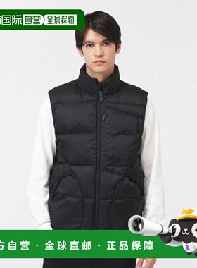 日本直邮NANGA MAZENO RIDGE VEST男士户外休闲羽绒背心 黑色
