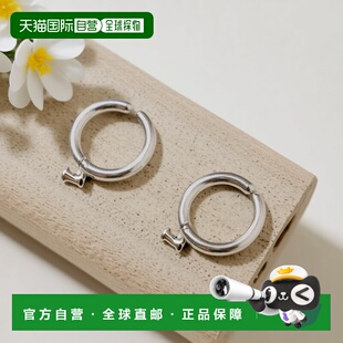 1h可退 日本直邮3.401 DEPARTMENT 女士 极简不锈钢圈形耳环 金属