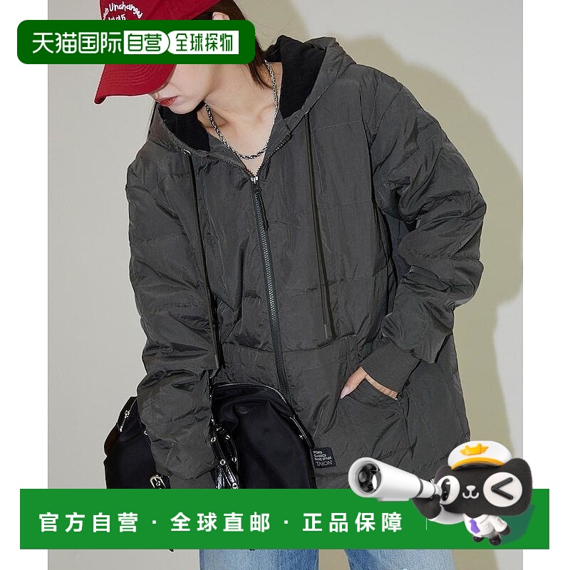 1h可退 日本直邮TAION男装半拉链羽绒服 800FP高保暖W双拉链设计