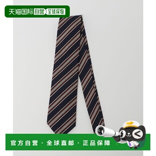 1h可退 日本直邮UNITED ARROWS 男士 多彩条纹真丝领带 133460000