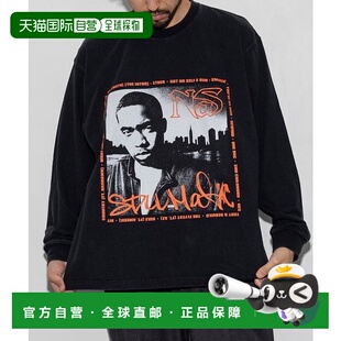 日本直邮官方授权 Nas正面印花长袖 FREAK STORE T恤 1h可退
