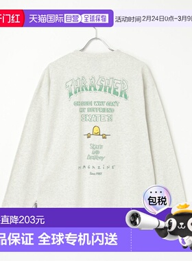 1h可退 日本直邮THRASHER 男装 宽松版型 长袖T恤 Mark Gonzales