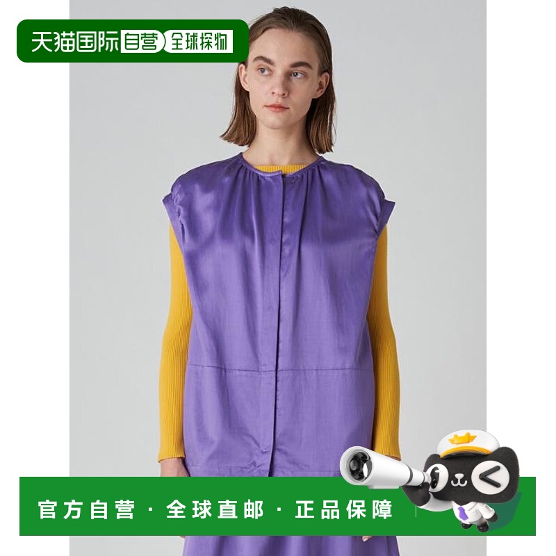 日本直邮Ballsey 滑溜溜的缎面茧型背心 马甲