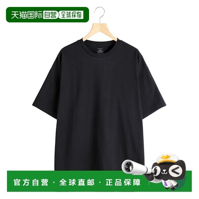 1h可退 日本直邮Graphpaper 男士宽松版型短袖T恤 GU25170104B