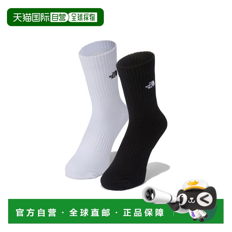 日本直邮THE NORTH FACE-TNF徽标2P机组人员 袜子
