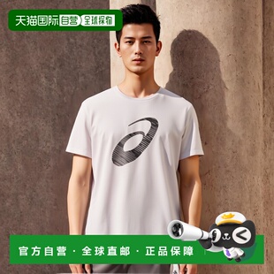 衬衫 训练 日本直邮ASICS 2031E019 大徽标短袖 恤男式 100 Dry