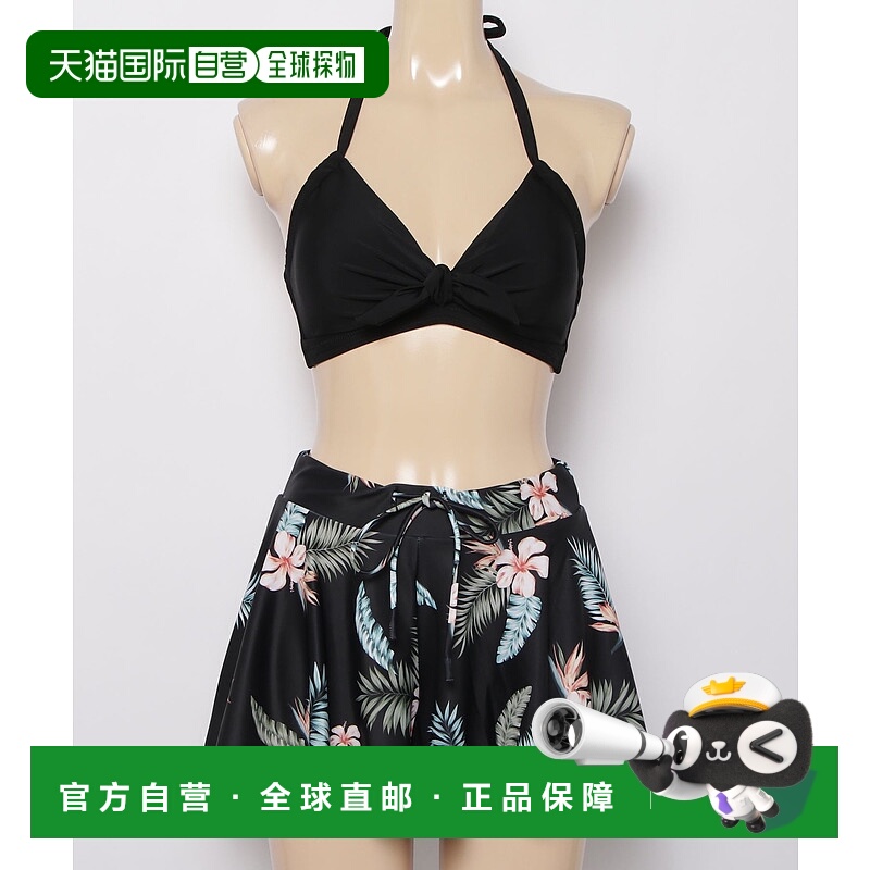 1h可退 日本直邮DEFIANCE 女士三件套泳装 SRS-23T 背部蝴蝶结设