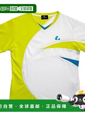 日本直邮LUCENT 衬衫，女士比赛衬衫，无领，绿色，短袖，上衣，X