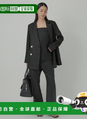 1h可退 日本直邮Chaos 女士亚麻人字纹直筒长裤 991816休闲裤女裤