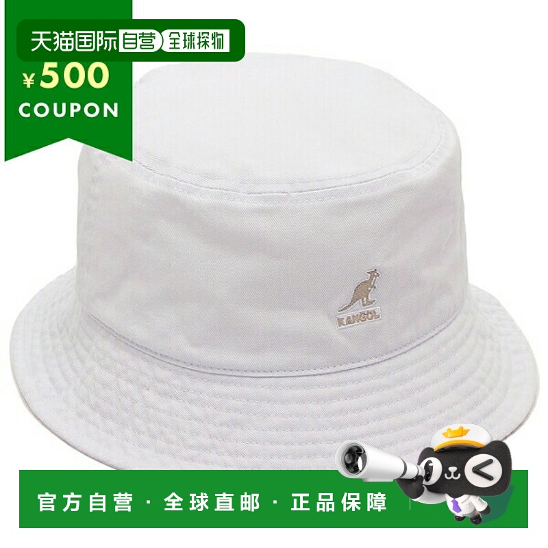 日本直邮KANGOL 帽子 水洗渔夫帽 渔夫帽 白色 男士女士 男女通用