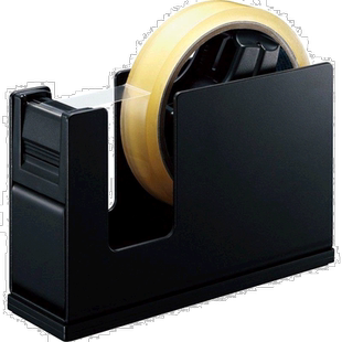 自营|KOKUYO国誉文化用品胶带切割器胶带台钢铁黑色大卷刀片