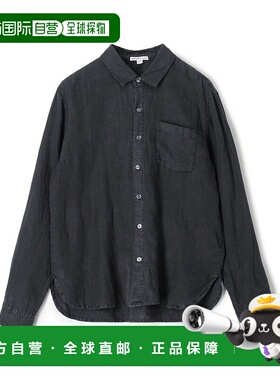 1h可退 日本直邮JAMES PERSE 男士轻盈麻料标准衬衫 18014401345