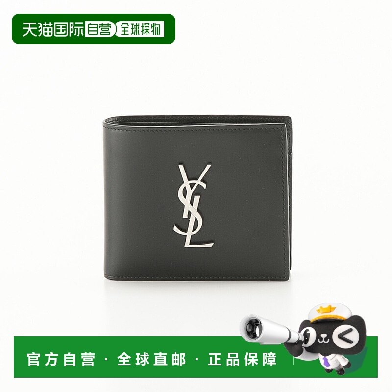 日本直邮Saint Laurent 字母 YSL 折叠钱包 4632490SX0E新款