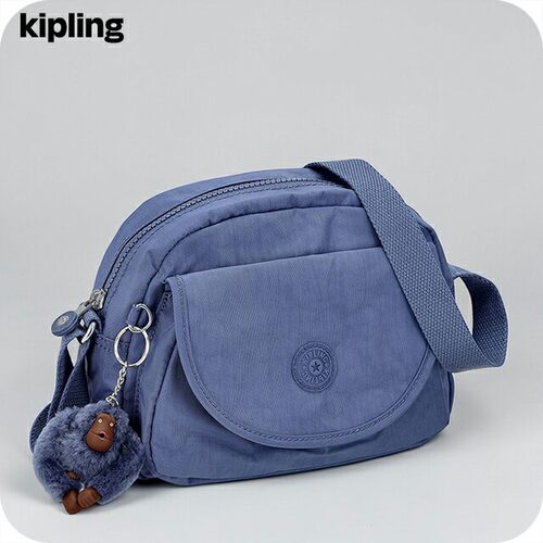 日本直邮Kipling 女士单肩包CHINA K153133JO 经典靛蓝色斜挎包奢