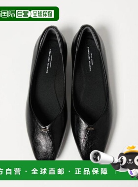 1h可退 日本直邮green label relaxing 方头金属装饰平底鞋高跟鞋