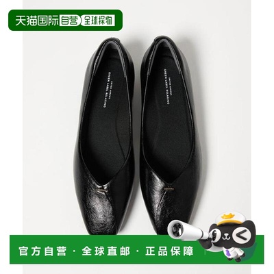 1h可退 日本直邮green label relaxing 方头金属装饰平底鞋高跟鞋