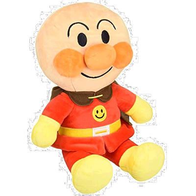 【日本直邮】面包人Fluffy Smile Plush Toy Gyutto M Anpanman玩