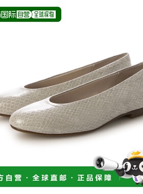 日本直邮ING [网络独家] [防雨] 平底浅口鞋（灰色）单鞋一脚蹬