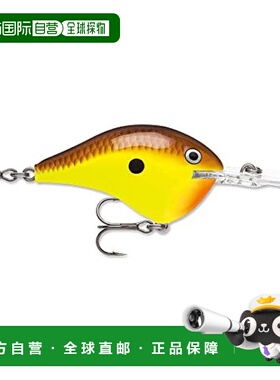 【日本直邮】Rapala乐伯乐 路亚鱼饵DIVES-TO 5cm 12g黄/棕DT08CT