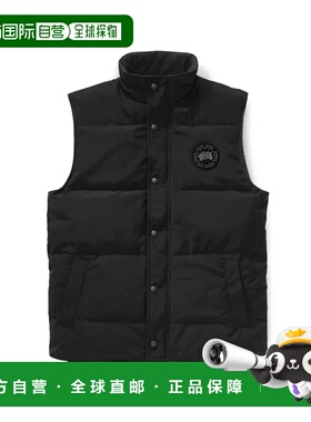 1h可退 日本直邮CANADA GOOSE 男士Garson Vest Black Label款羽