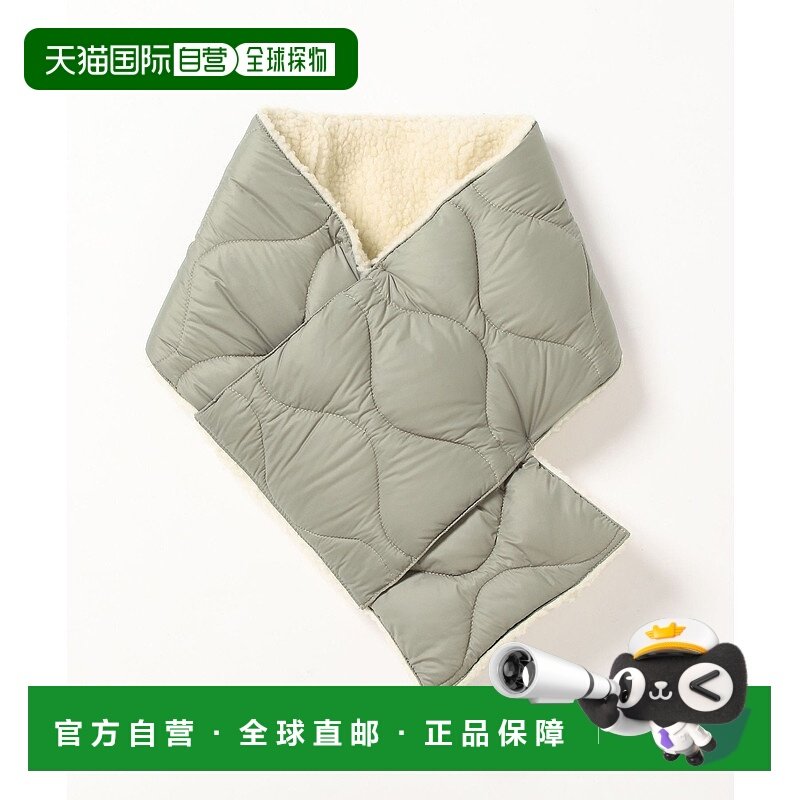 1h可退 日本直邮TAION男装双面穿羽绒围巾 800FP保暖轻便 492613