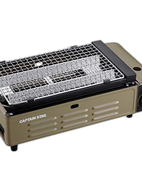 日本直邮鹿牌 桌面卡式炉 Grill Master 卡其色 UF-0027